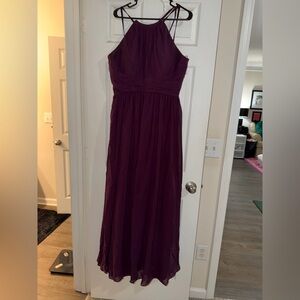 Formal Gown Purple Bridesmaid Dress